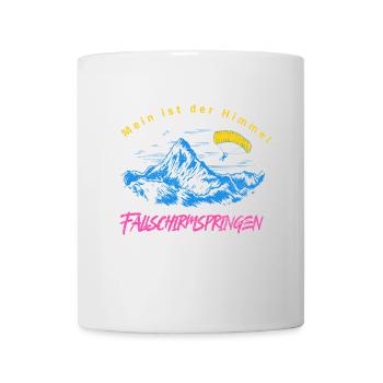 My kingdom is the sky – skydiving - Mug - white - Front