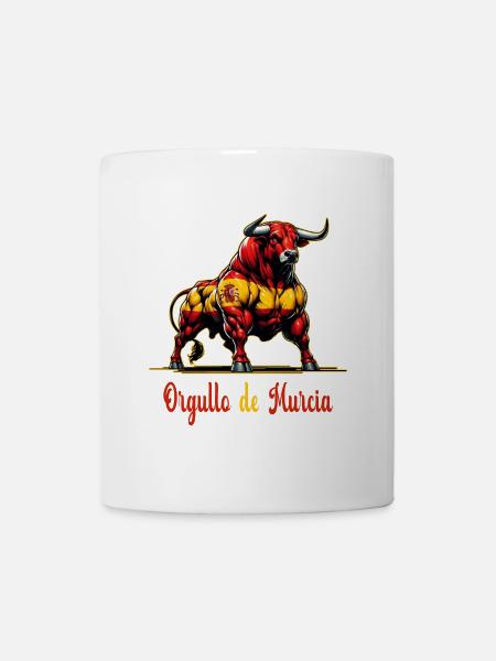 The pride of Murcia flag design - Mug - white