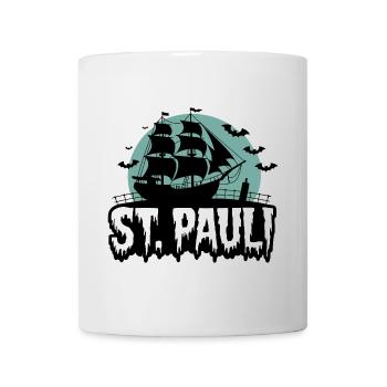 St. Pauli Halloween Reeperbahn Kiez - Mug blanc - blanc - Devant