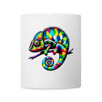 Harlequin Chameleon - Mug - white - Front