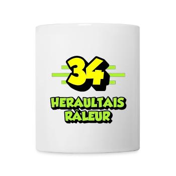 Héraultais râleur - Mug blanc - blanc - Devant