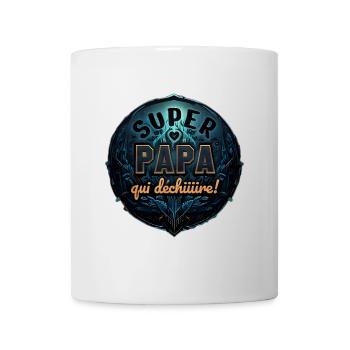 Super papa qui déchire. - Mug blanc - blanc - Devant