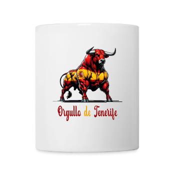 Der Stolz Teneriffa Flagge Design - Tasse - Weiß - Vorne