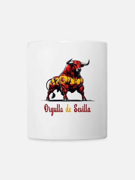 Design du drapeau de la Pride Seville - Mug blanc - blanc