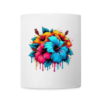 Hibiscus Flowers - Mug - white - Front