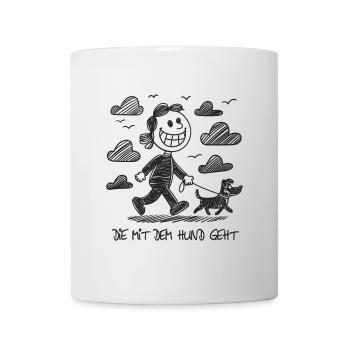 Drôle de dicton de chien pour les amoureux des chiens - Mug blanc - blanc - Devant