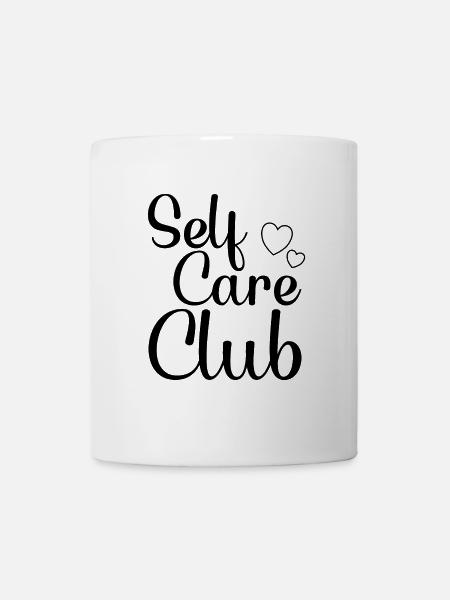 Self Care Club - Tasse - Weiß