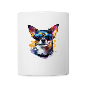 Chihuahua with sunglasses - Mug - white - Front