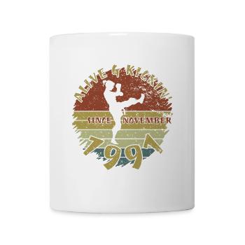 33. Geburtstag Alive and kickin since 11/1991 - Tasse - Weiß - Vorne