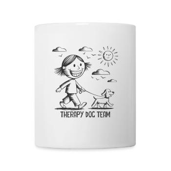 Therapy Dog Team Therapiehund - Mug - white - Front