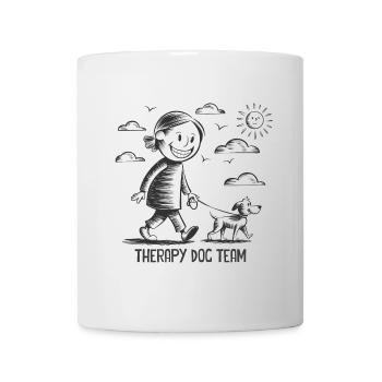 Therapy Dog Team Therapiehund - Mug - white - Front