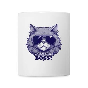 Stylish Cat with Sunglasses - Mug - white - Front
