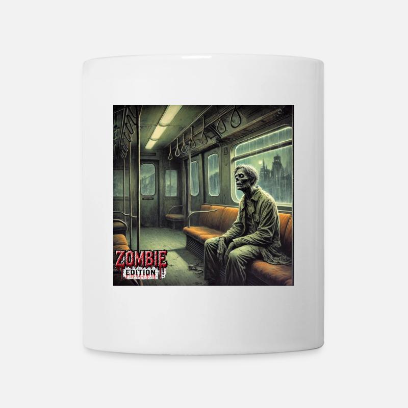Zombie U Bahn - Tasse - Weiß