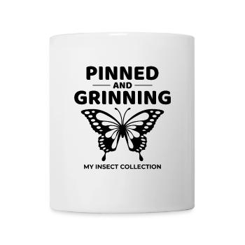 Collectionneur d’insectes Entomologie Entomologiste Papillon - Mug blanc - blanc - Devant