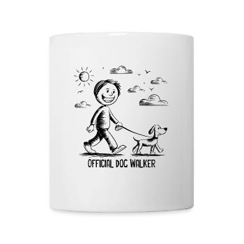 Official Dog Walker - Tasse - Weiß - Vorne