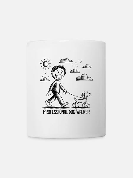 Professional Dog Walker - Tasse - Weiß