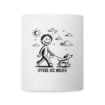 Official Dog Walker - Tasse - Weiß - Vorne