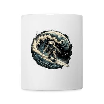 Astronaut Surfs Surfer Surfer Surfing Gift - Mug - white - Front