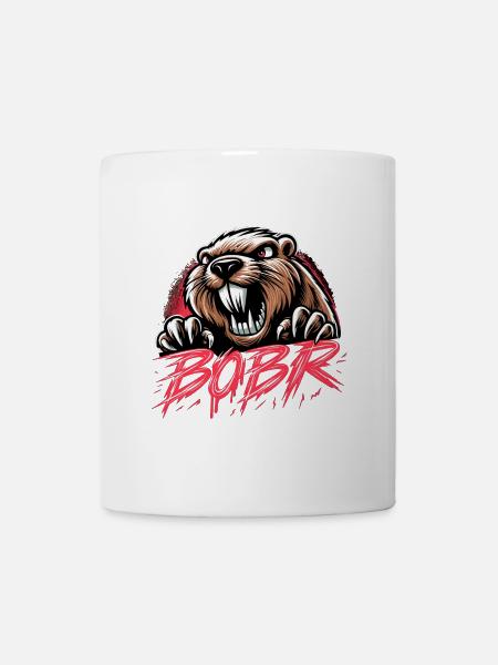 Bobr Beaver Pologne Cadeau - Mug blanc - blanc