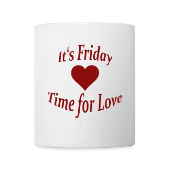 FRIDAY - Tasse - Weiß - Vorne