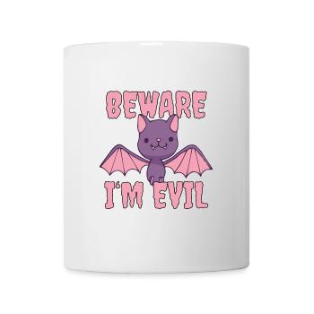 Cute Halloween Bat Funny Saying - Mug - white - Front