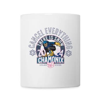Cancel everything there is snow in Chamonix - Mug - white - Front