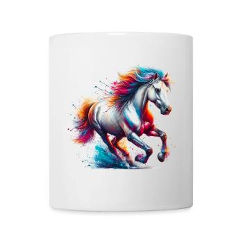 Cheval - Mug blanc - blanc - Devant