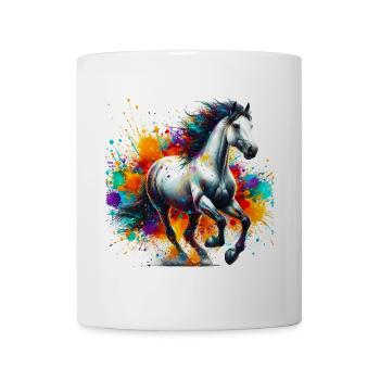 Pferd - Tasse - Weiß - Vorne