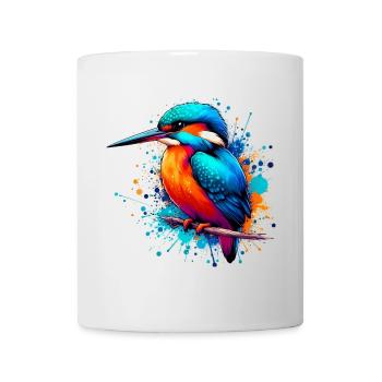 Martin-pêcheur - Mug blanc - blanc - Devant