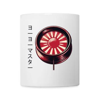 Yoyo Master Japanische Rote Sonne Yo-Yo - Tasse - Weiß - Vorne