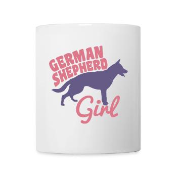 German Shepherd Girl - Mug - white - Front