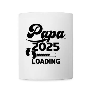 Papa 2025 Loading - Tasse - Weiß - Vorne