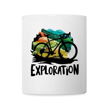 Vibrant Gravel Bike Adventure - Mug - white - Front