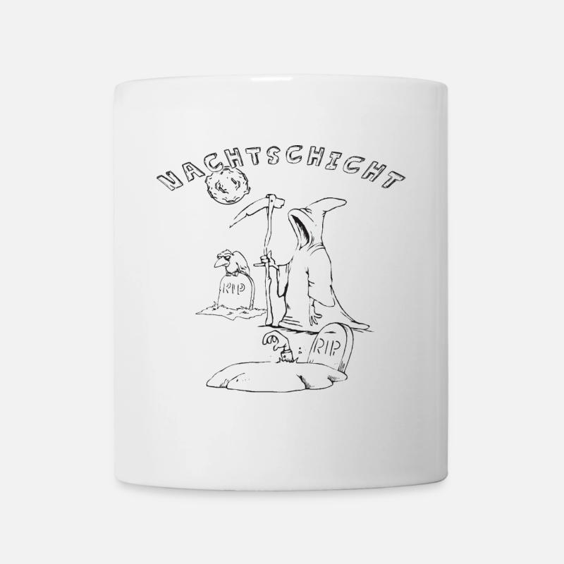 Nachtschicht - Tasse - Weiß
