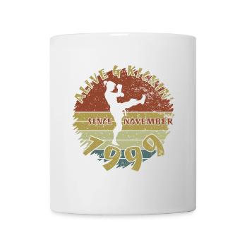 25. Geburtstag Alive and kickin since 11/1999 - Mug - white - Front