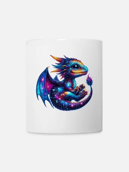 Drache - Tasse - Weiß