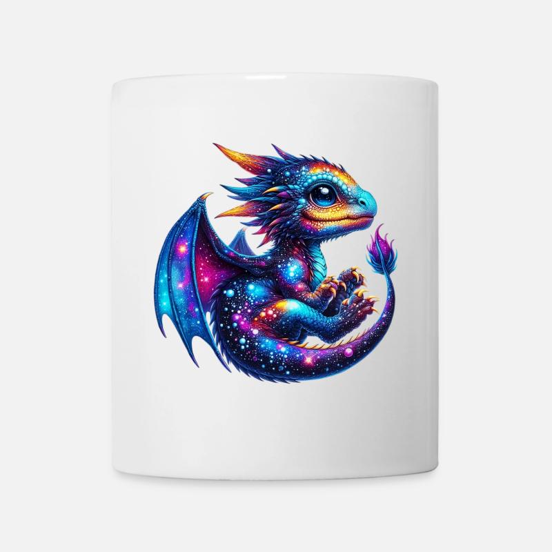 Drache - Tasse - Weiß