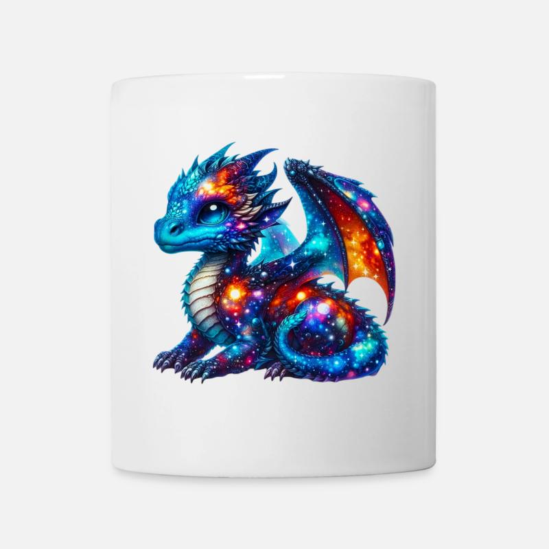 Drache - Tasse - Weiß
