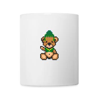 Pixel Bear Inca - Mug - white - Front