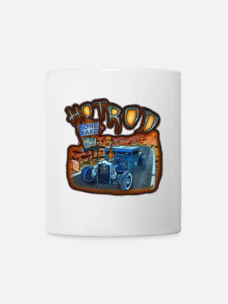 Hot Rod Rockabilly - Tasse - Weiß