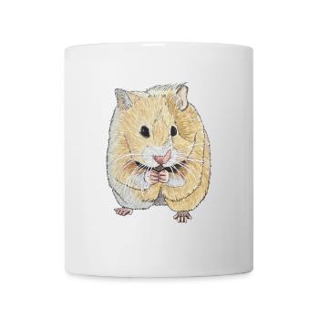 Hamster Golden Hamster European Hamster Dwarf Hamster cute - Mug - white - Front