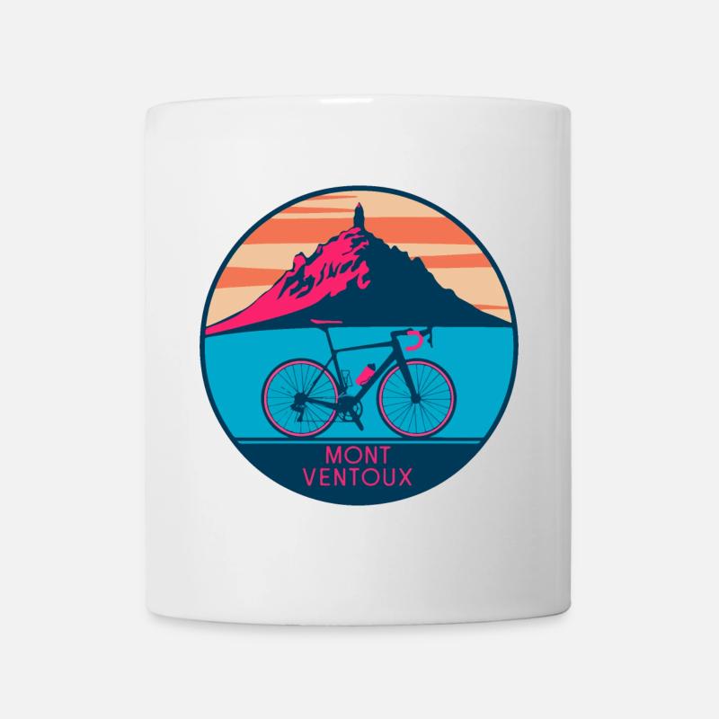 Design de T-shirt Mont Ventoux - Mug blanc - blanc