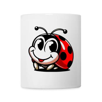 Marienkäfer - Tasse - Weiß - Vorne