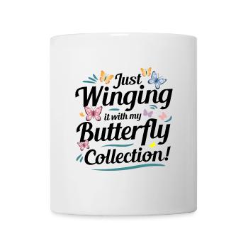 papillons papillons collectionneur d’insectes Entomologie - Mug blanc - blanc - Devant