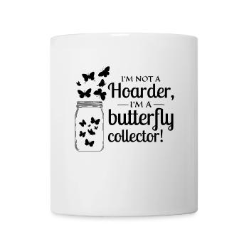 papillons papillons collectionneur d’insectes Entomologie - Mug blanc - blanc - Devant