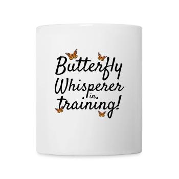 Schmetterlinge, Schmetterlinge, Insektensammler, Entomologie - Tasse - Weiß - Vorne