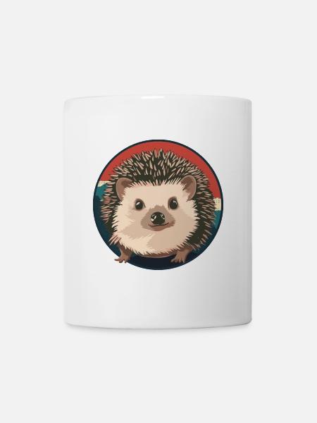 Igel Spitz - Tasse - Weiß