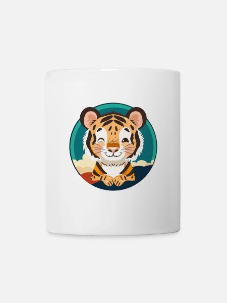 Tiger Wild Cat - Tasse - Weiß