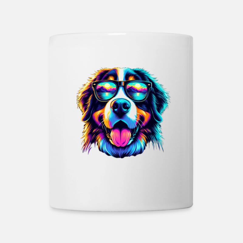 Berner Sennenhund - Tasse - Weiß