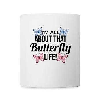 papillons papillons collectionneur d’insectes Entomologie - Mug blanc - blanc - Devant